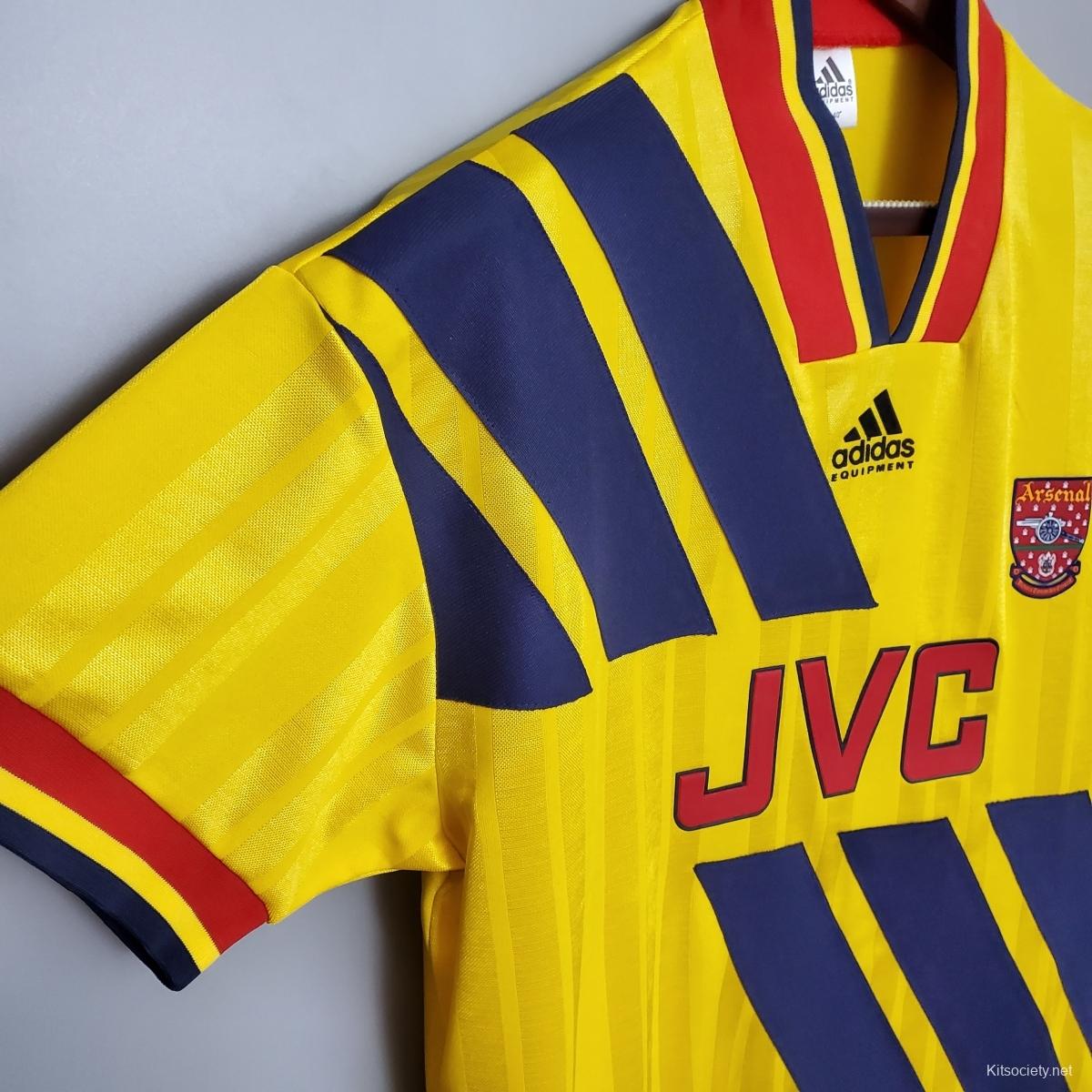 adidas Arsenal Long Sleeve Retro Jersey - Equipment Yellow