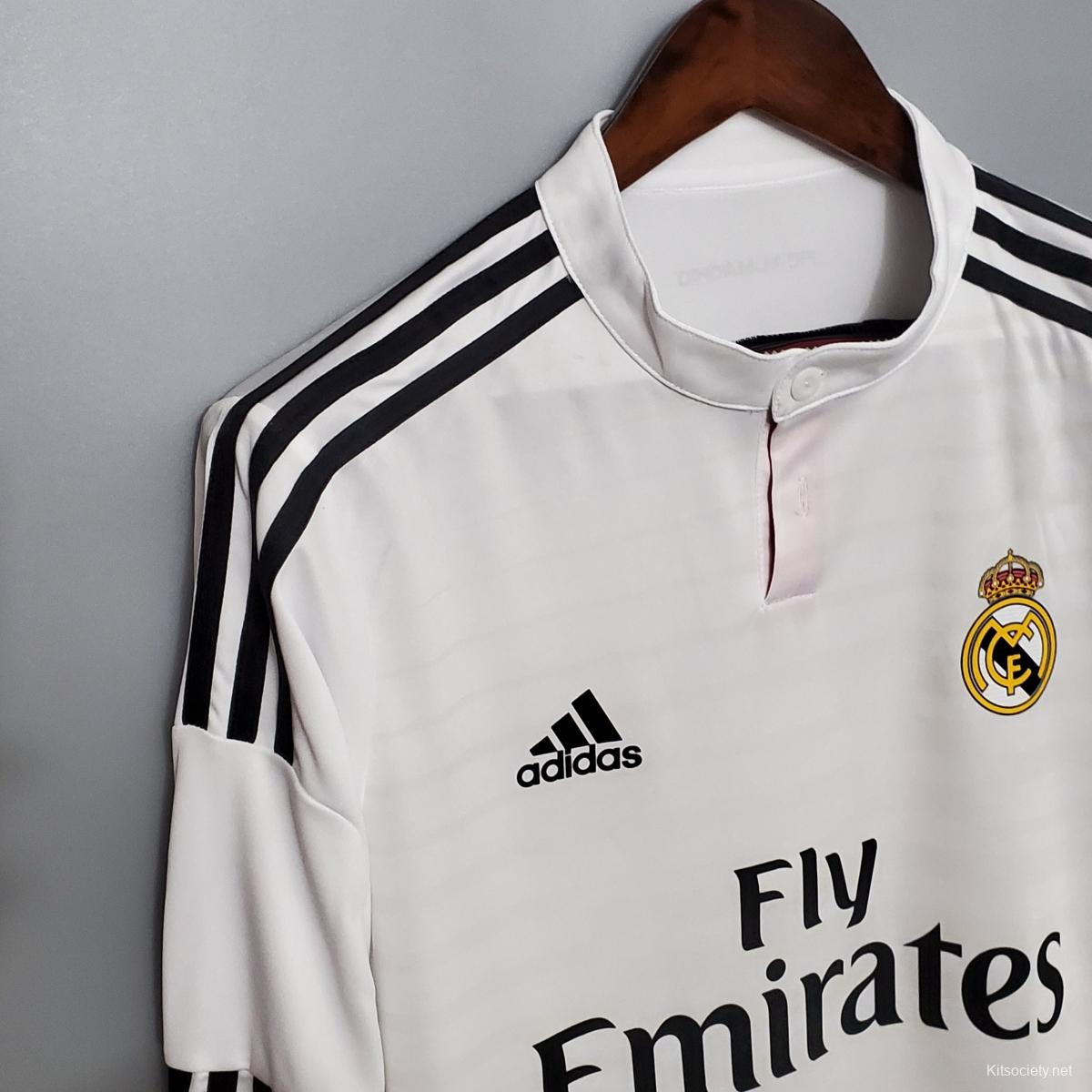 Retro 14-15 Real Madrid Away Pink Jersey - Kitsociety