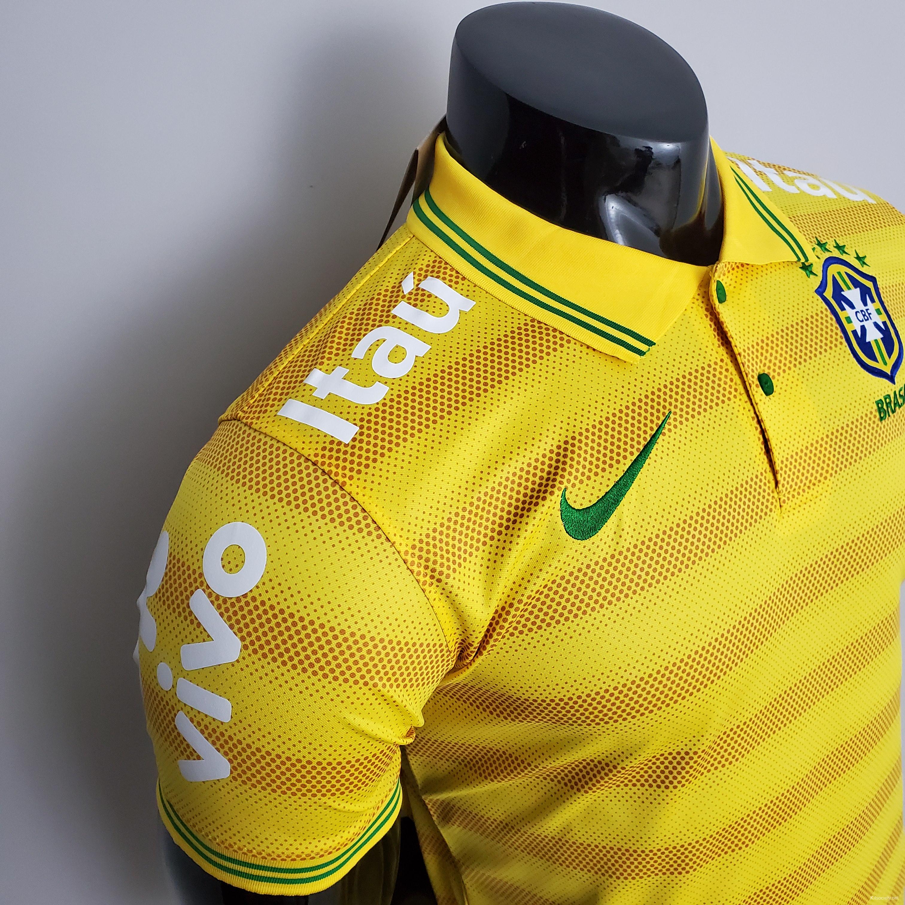 2022 Brazil Black Soccer Jersey - Kitsociety