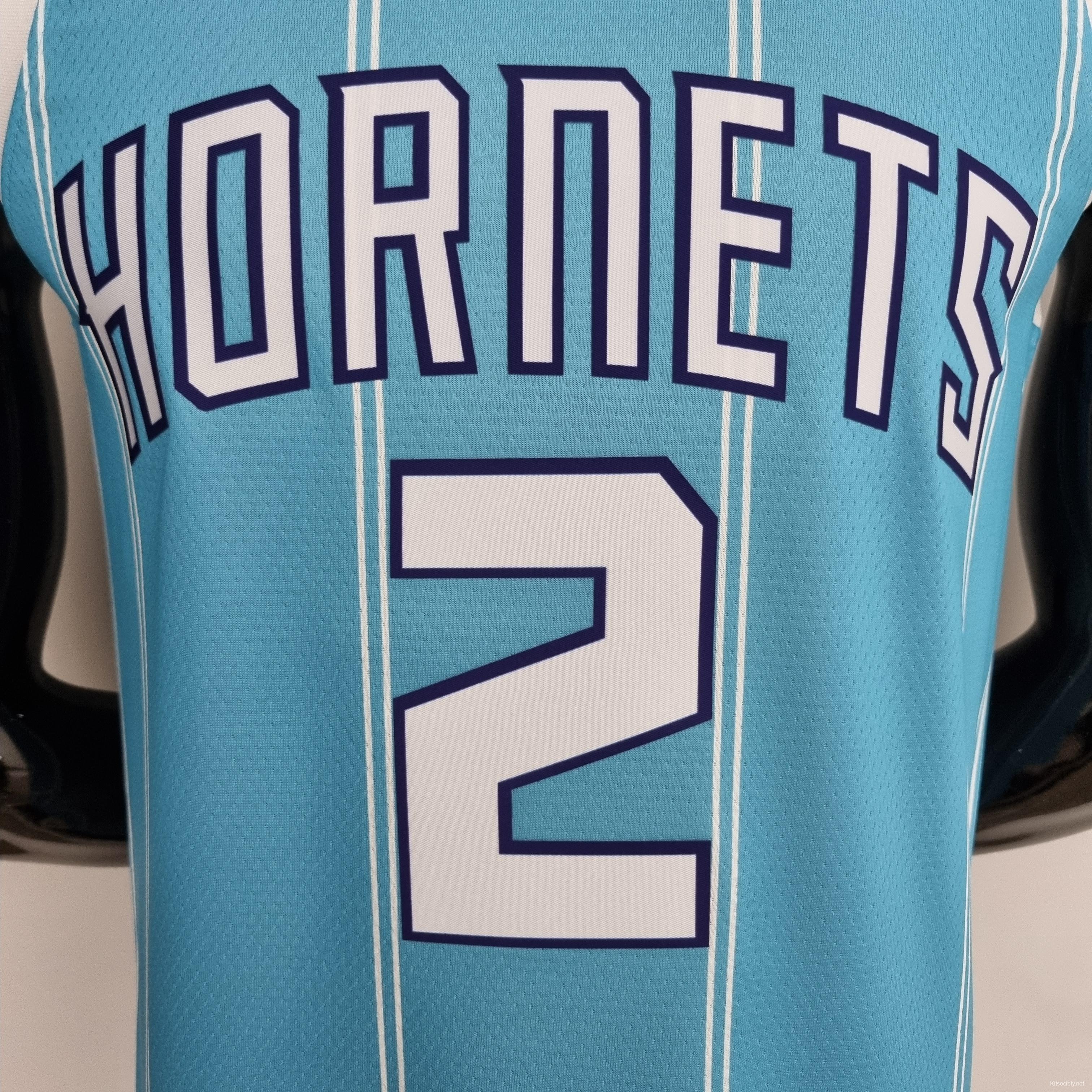 75th Anniversary Hayward #20 Charlotte Hornets Blue NBA Jersey - Kitsociety