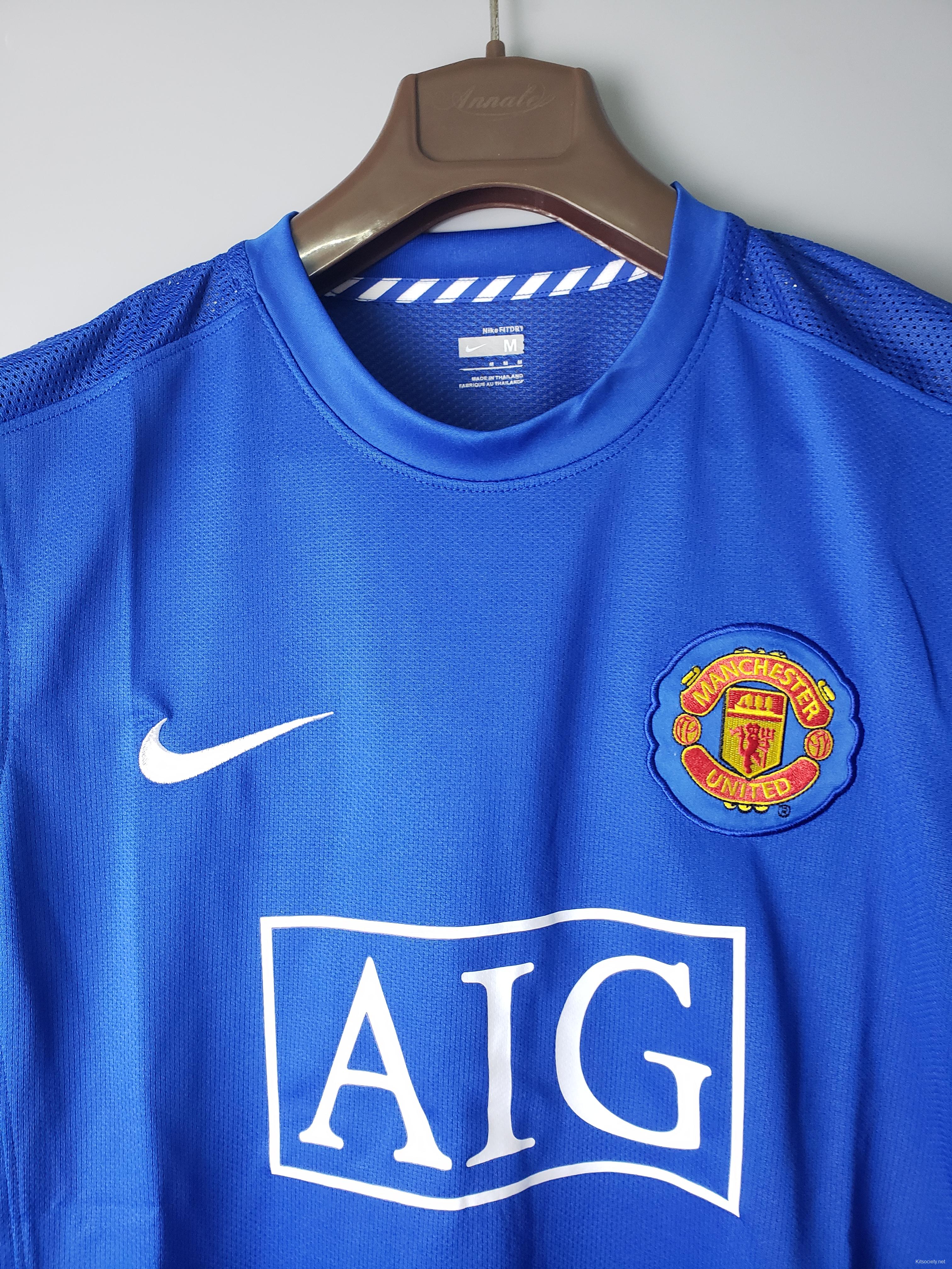 Manchester United Jersey Custom Third Away Soccer Jersey 2008/09