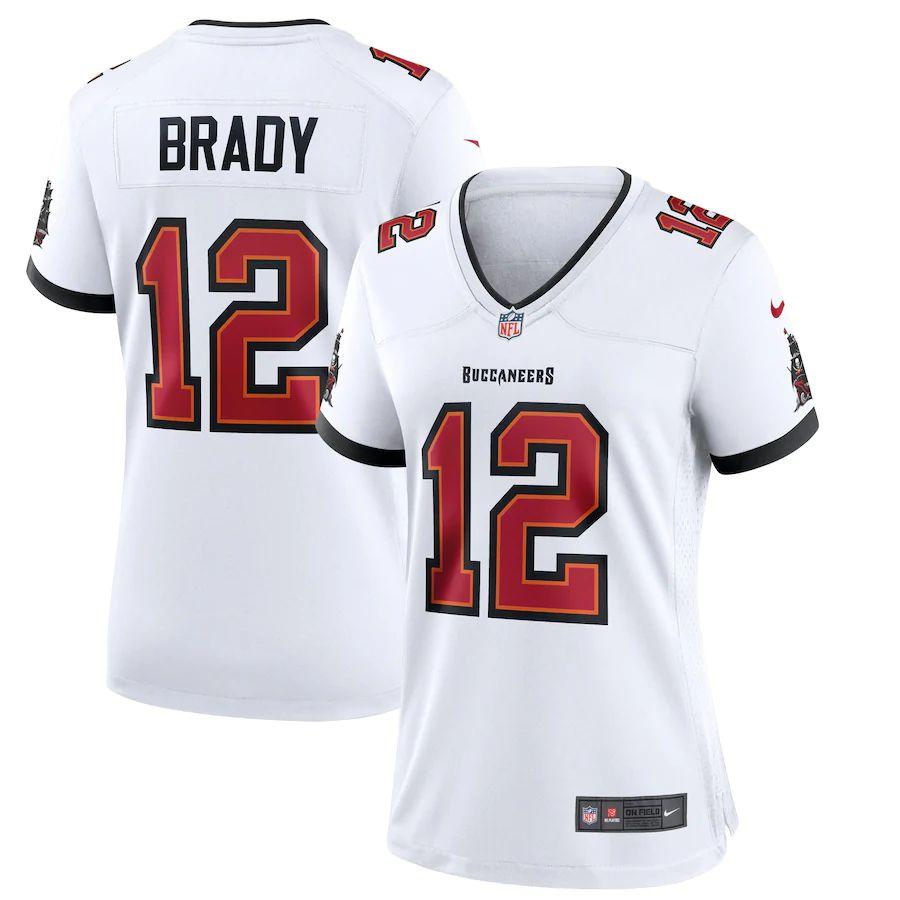 Women's Tom Brady White Player Limited Team Jersey - Kitsociety