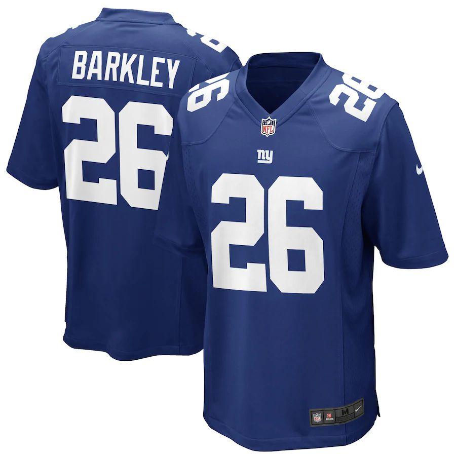 Youth Saquon Barkley White Rush Player Limited Team Jersey