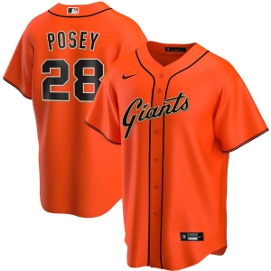Youth Buster Posey Orange Alternate 2020 Player Team Jersey - Kitsociety