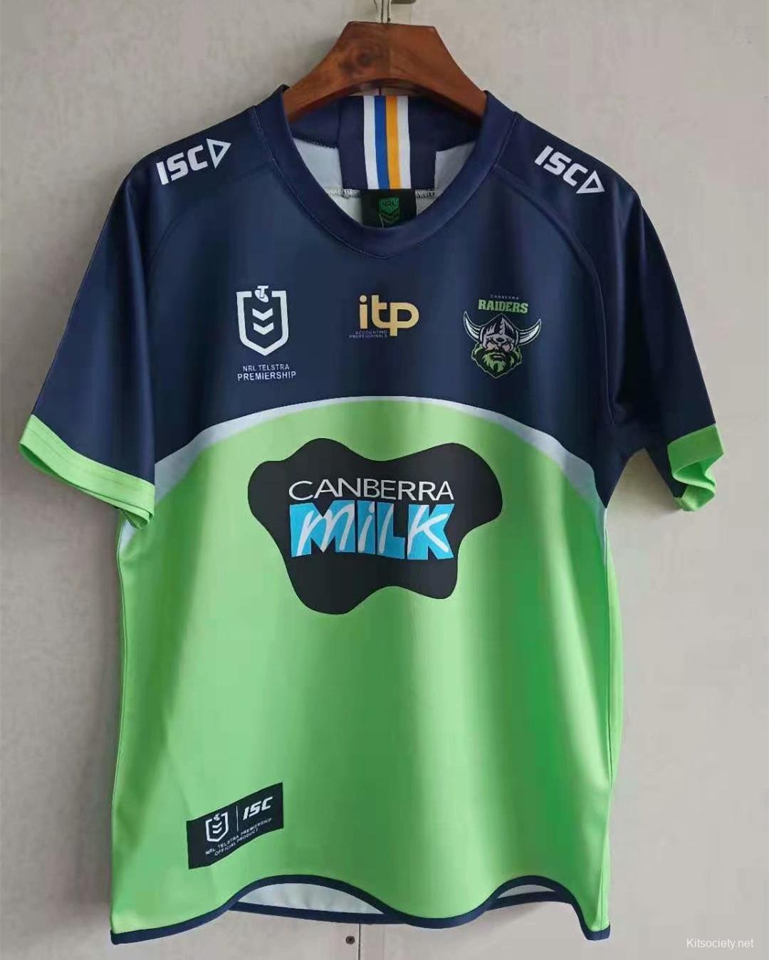 Canberra Raiders 2021 Men's Home Rugby Jersey - Kitsociety