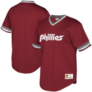 Tug McGraw Philadelphia Phillies Throwback Maroon Jersey