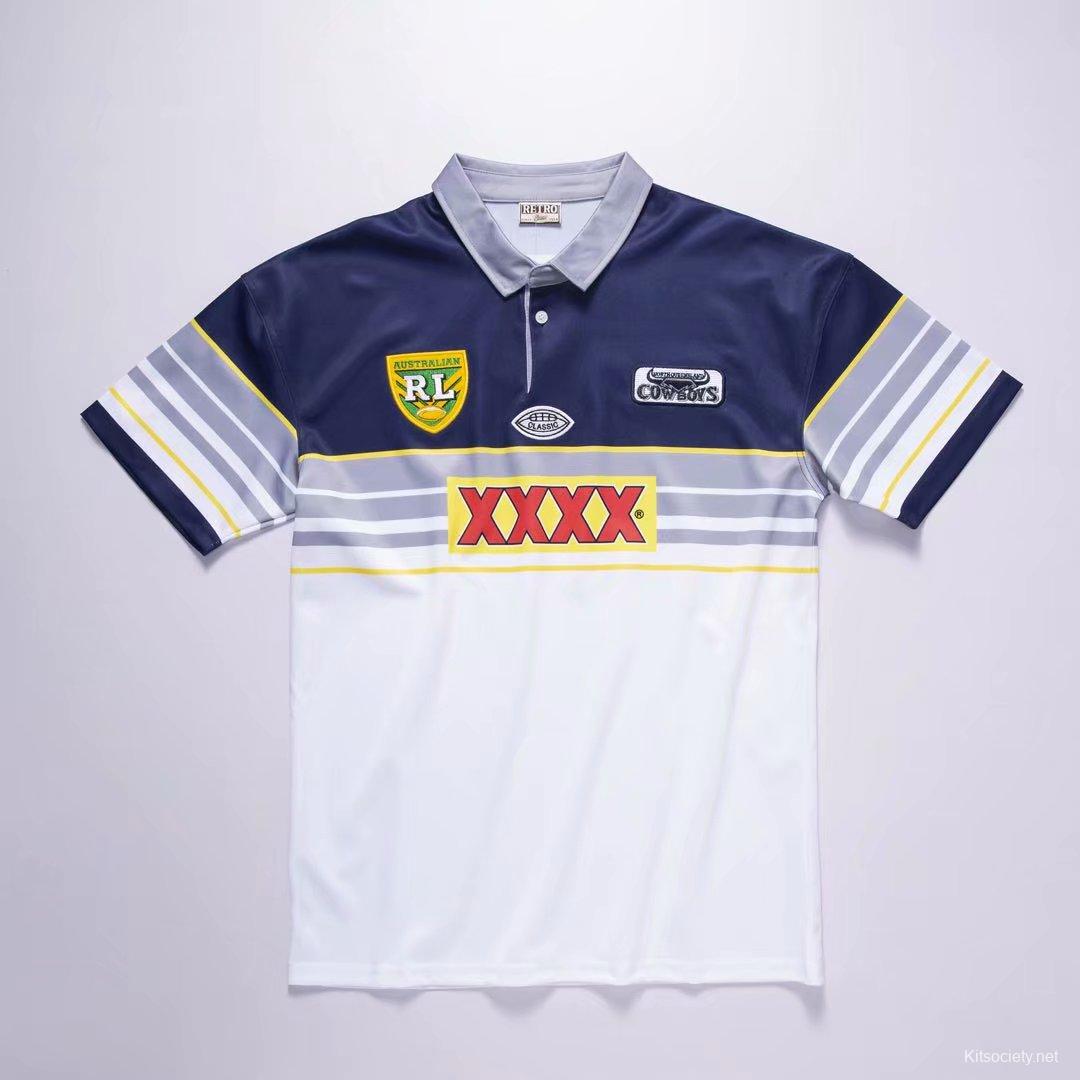 North Queensland Cowboys 1995 Mens Retro Jersey