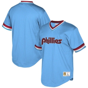 Youth Atlanta Braves Mitchell & Ness Light Blue Cooperstown Collection Wild  Pitch Jersey T-Shirt