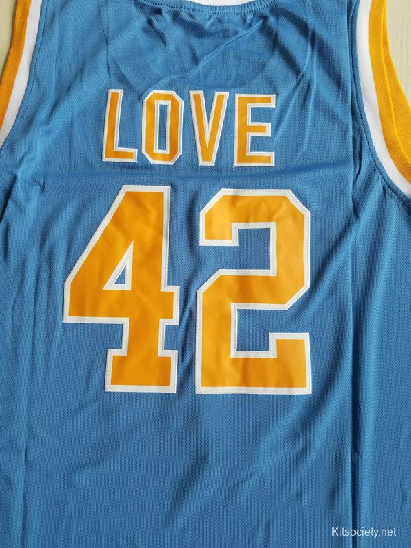 Love 42 UCLA College Light Blue Basketball Jersey - Kitsociety