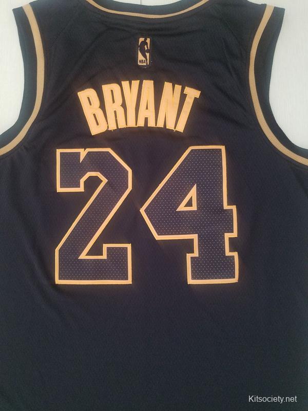 Kobe Bryant 24 White Golden Edition Jersey - Kitsociety