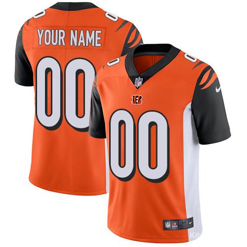 Women's Orange Alternate Custom Game Team Jersey - Kitsociety