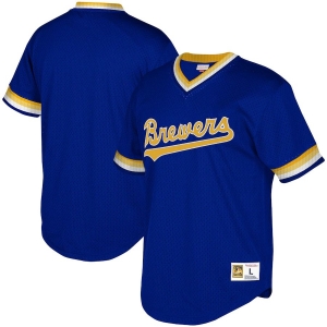 Youth Milwaukee Brewers Mitchell & Ness Royal Cooperstown