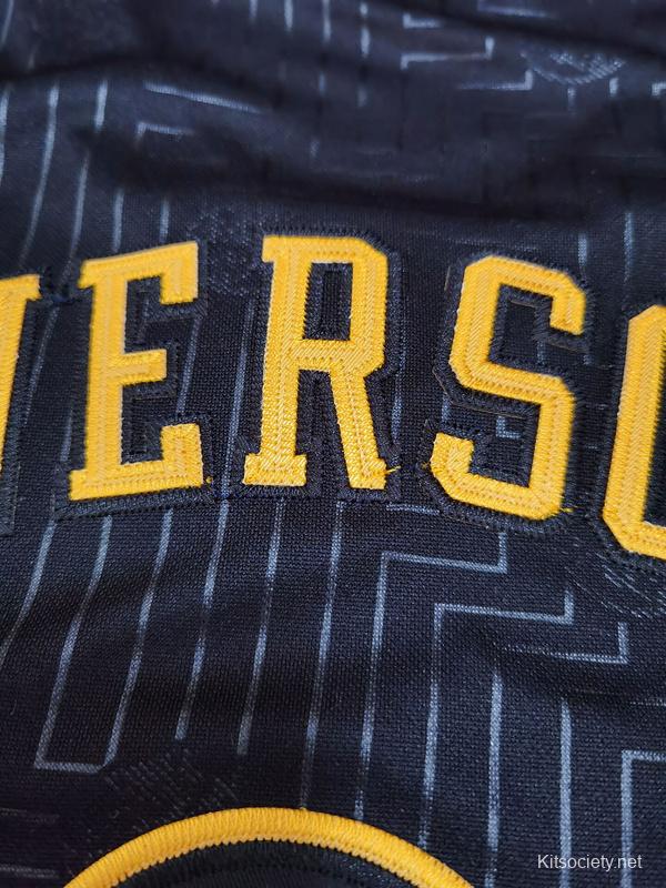 Men's Allen Iverson Blue Retro Classic Team Jersey - Kitsociety