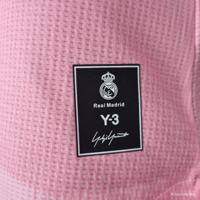 22-23 Real Madrid Y3 Edition Pink Player Jersey