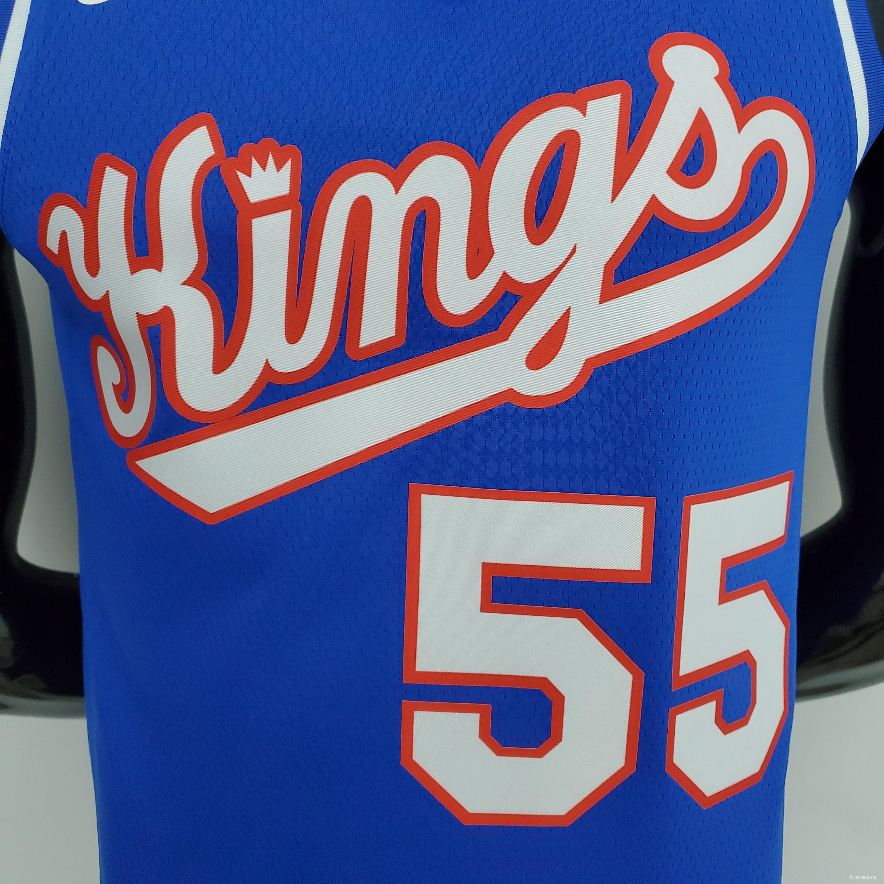 NBA Kings Williams#55 Blue City Edition Jersey - Kitsociety