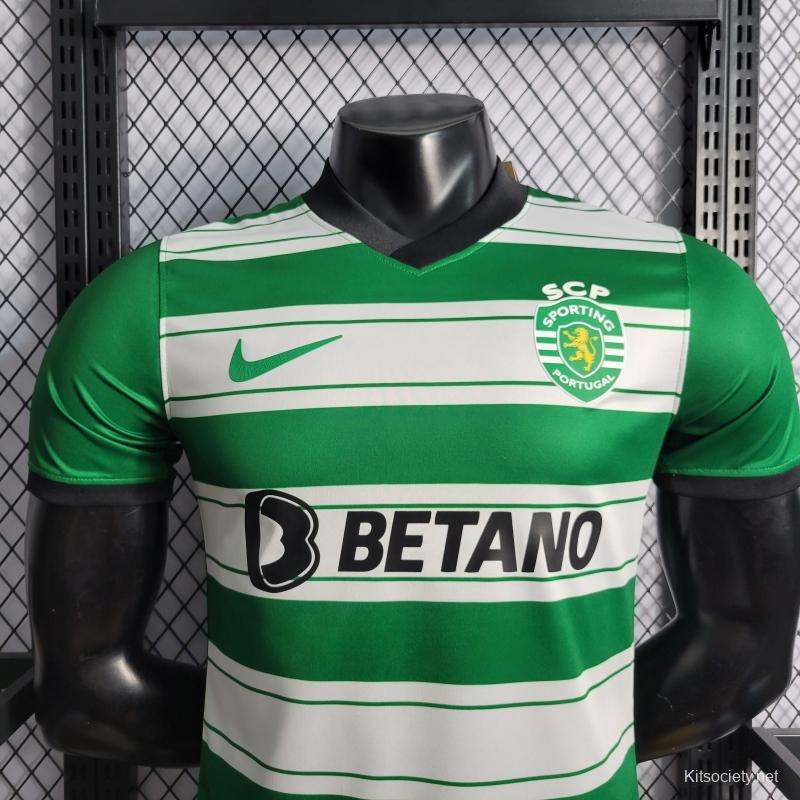 22 23 Sporting Lisbon Away Soccer Jersey - Kitsociety