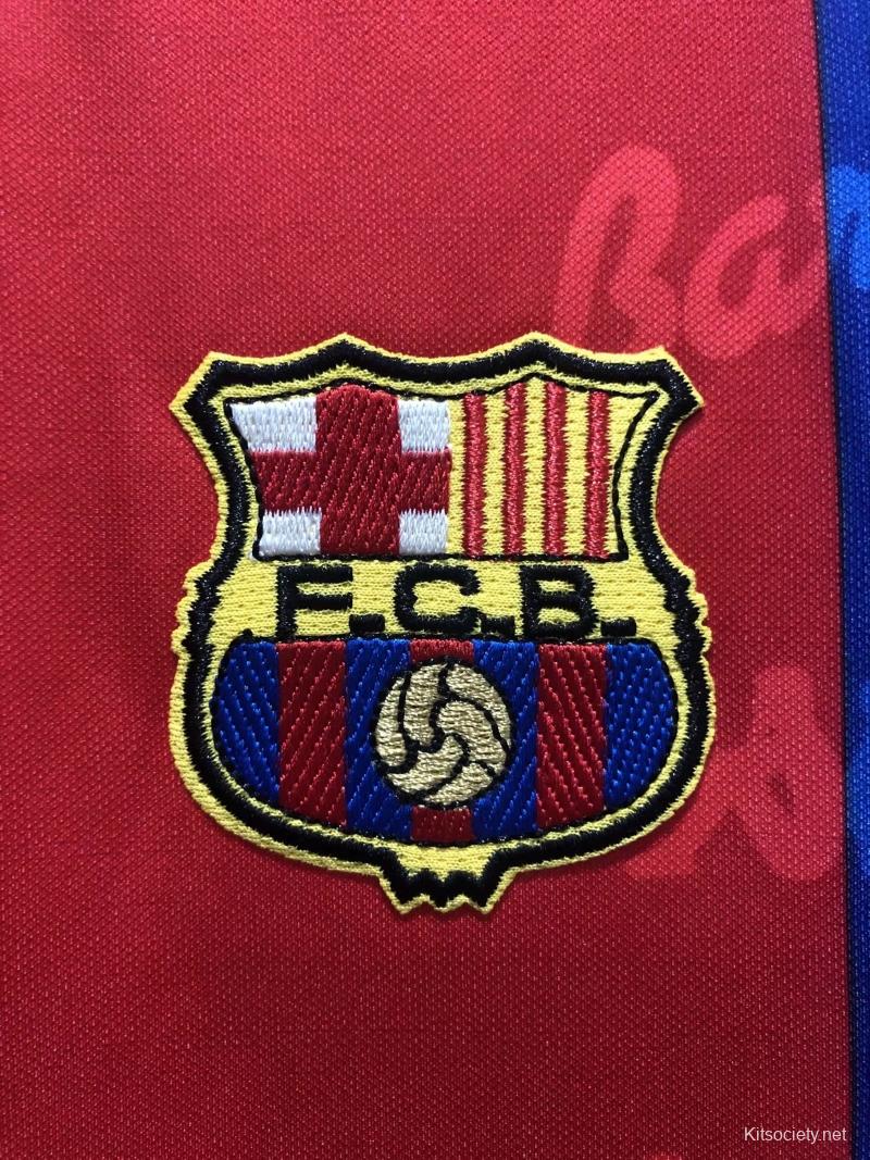 Retro 92/95 Barcelona Home Soccer Jersey - Kitsociety