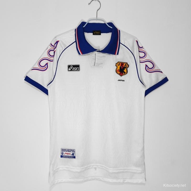 Retro 1998 Japan Away Soccer Jersey - Kitsociety