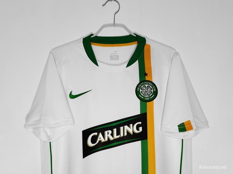 Celtic retro pre-match training jersey soccer uniform men's football top  black shirt 2006-2007