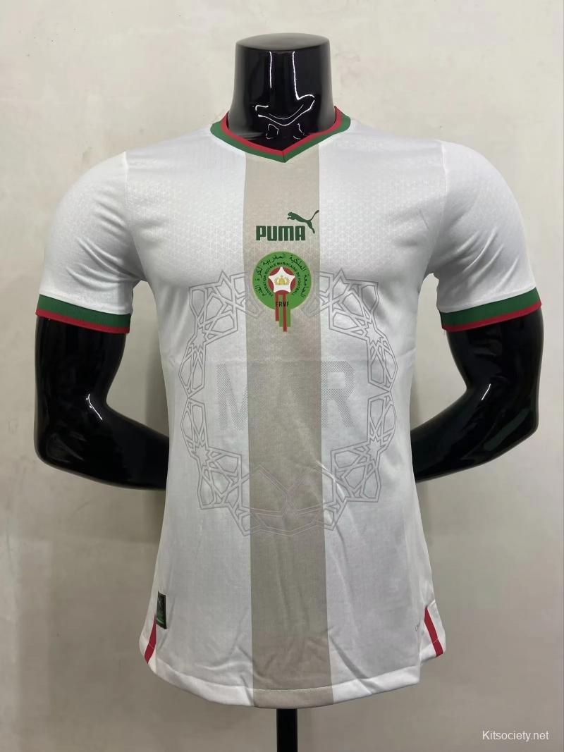 Buy Morocco Away Jersey 2022 Player Version