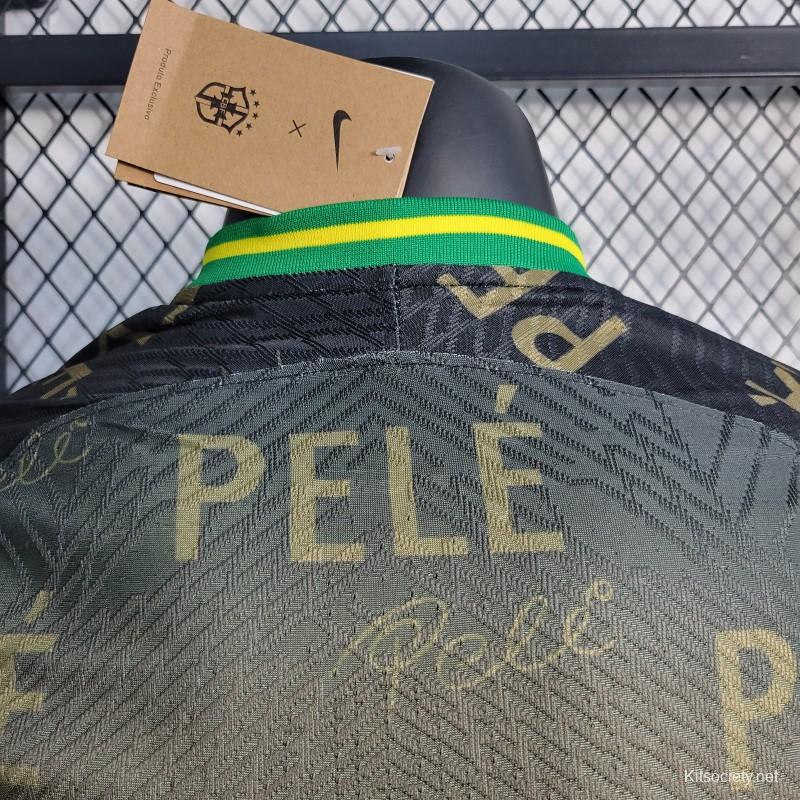 Authentic Brazil PELÉ Commemorative Soccer Jersey 2022