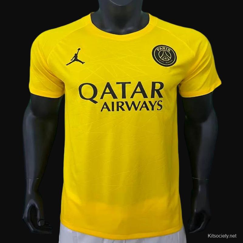 Paris Saint-Germain x Jordan Pre-Match Top - Yellow - Womens