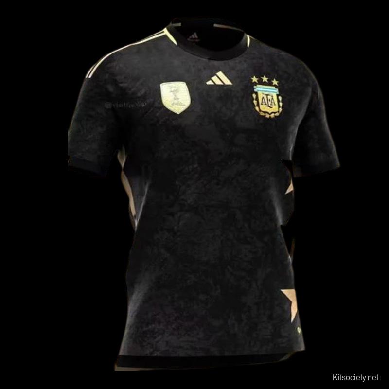 2023 Argentina Black Special Edition Player Version Jersey