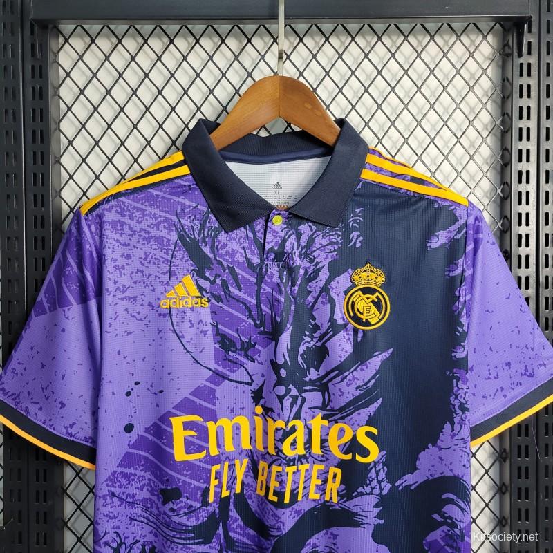 23-24 PSG Special Edition Black Purple Jersey - Kitsociety