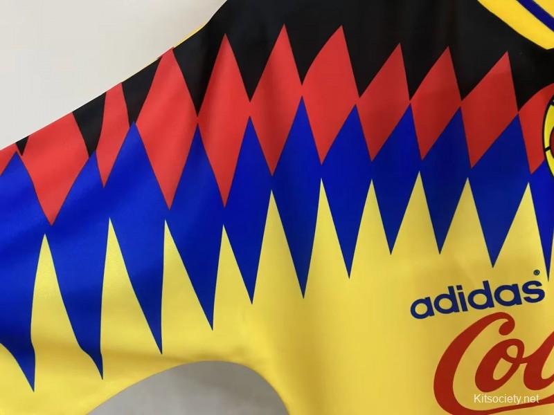 1995 Club America Home Retro Soccer Jersey