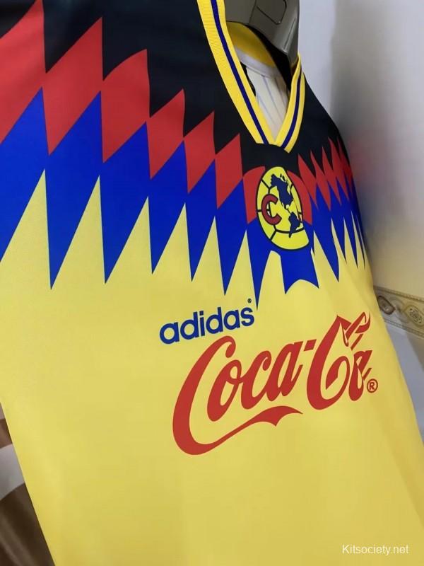 Vintage Soccer Jerseys Club America Away Jersey Shirts 1995