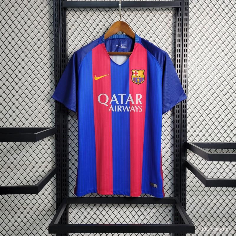 2016-17 Barcelona Home L/S Shirt S