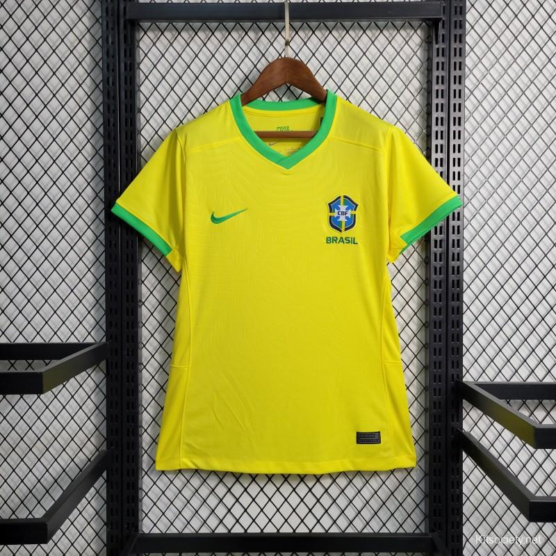 2023 Women Brazil Home Jersey - Kitsociety