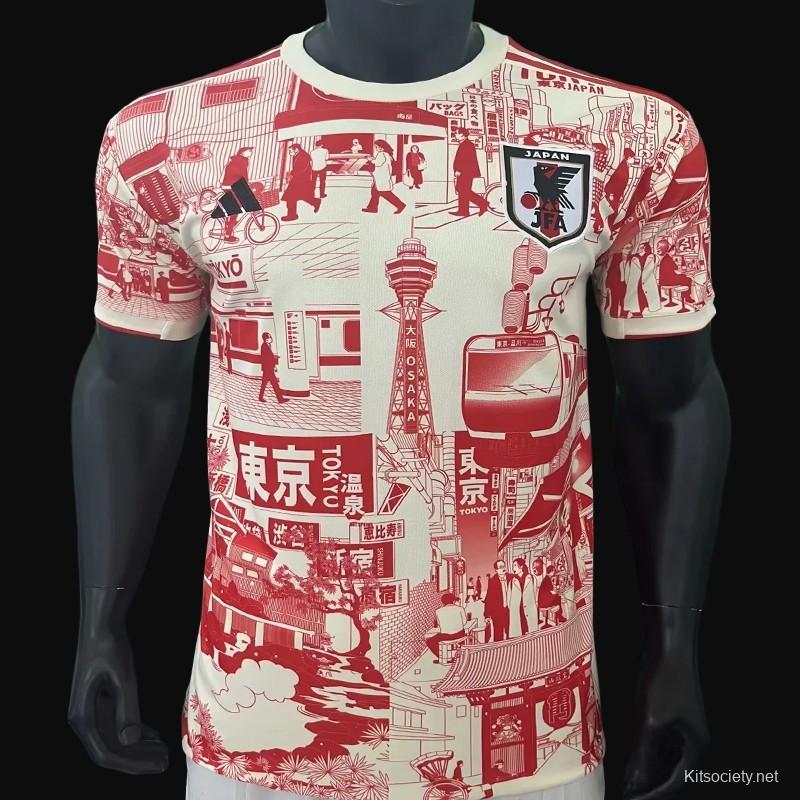 2023 Japan White Red Special Jersey Tokyo Edition - Kitsociety