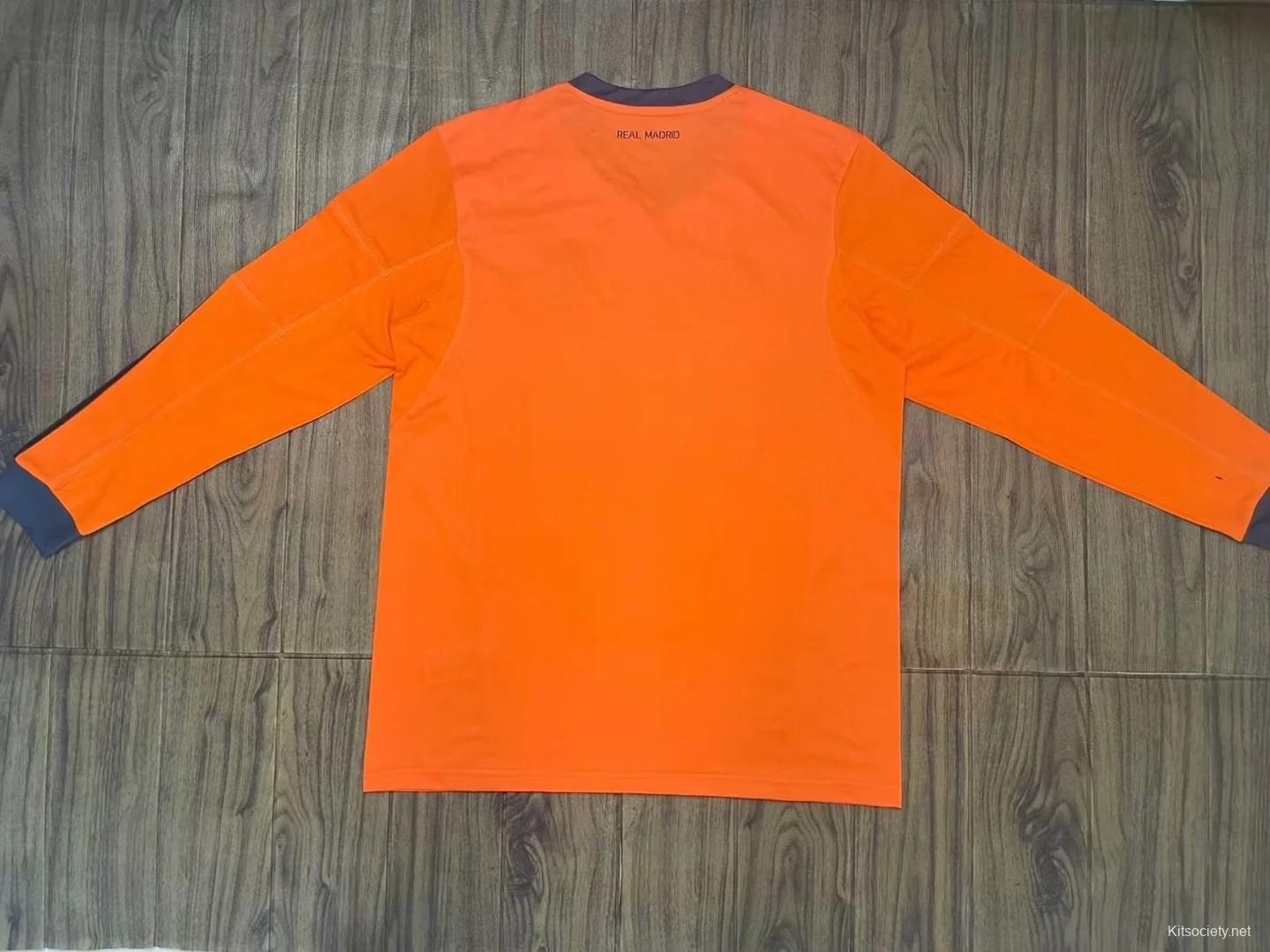 Retro 13/14 Real Madrid Third Orange Long Sleeve Jersey Worn By Ronaldo -  Kitsociety