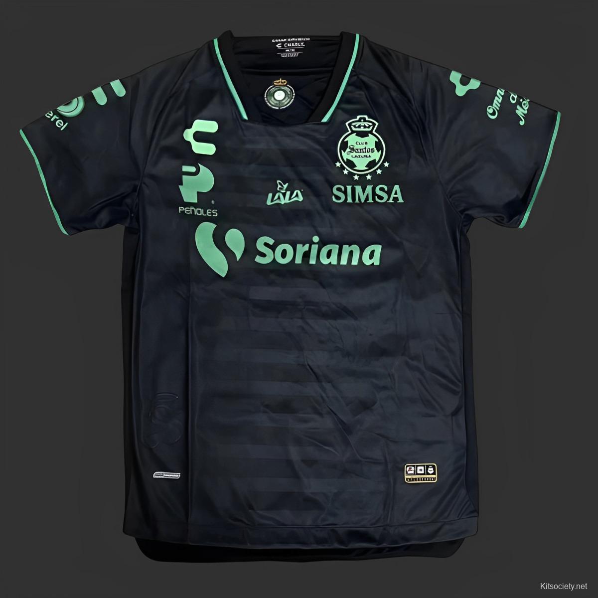 23-24 Santos Away Jersey - Kitsociety