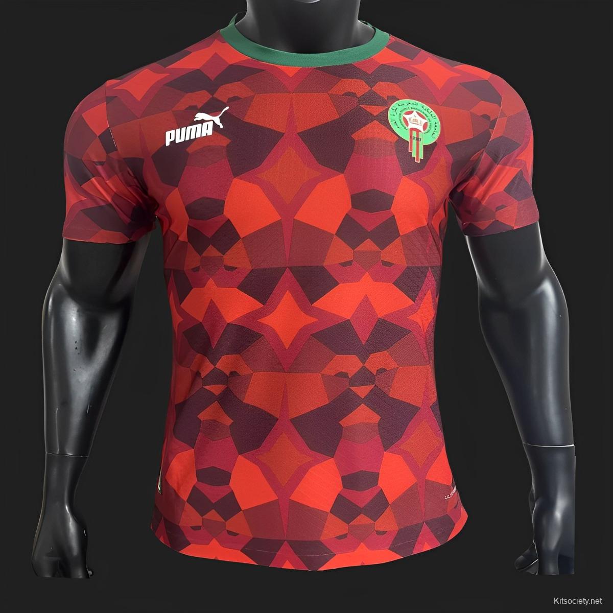 2022 Morocco Away Soccer Jersey - Kitsociety