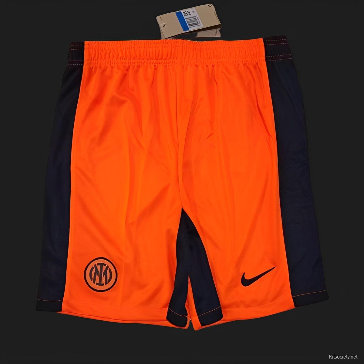 Player Version 23/24 Inter Milan Third Orange Jersey - Kitsociety